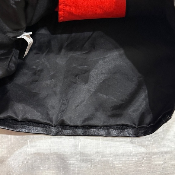 (T2) Vintage Y2K Punk Rock Crop Biker Jacket, Size M,80s Style, with Studs - Picture 16 of 16